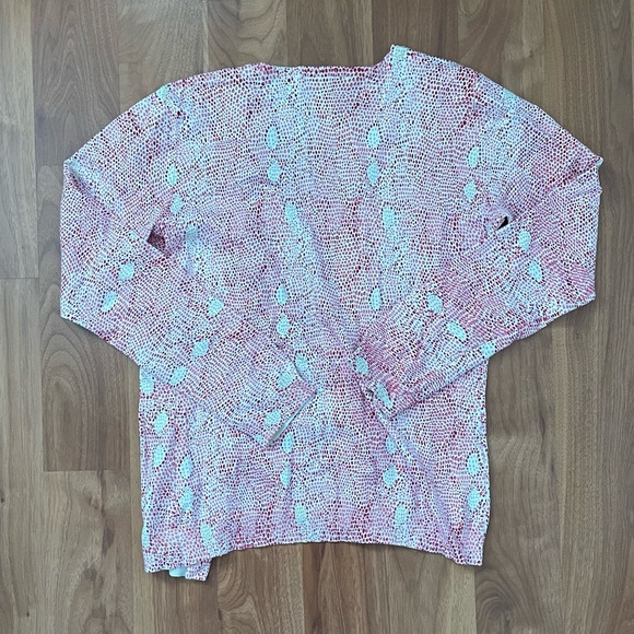 Harold's snake print silk cardigan y2k vibes - Picture 6 of 6